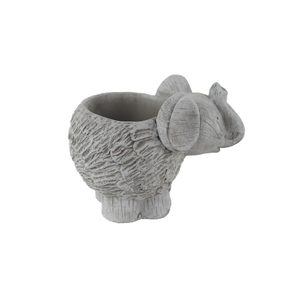 Cementový obal k osázení slon X7068/1 - 14 x 9 x 10.5 cm