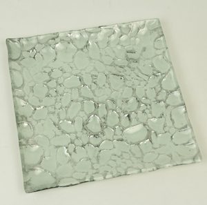 Skleněný tácek dekorační S0088/2 - 24,5 x 24,5 cm