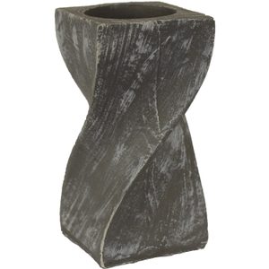 Dřevěný svícen velký D0140/V - 5 x 5 x 10 cm