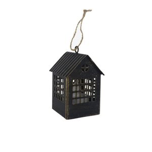 Domek lucerna s LED osvětlením K3968-19 - 9,5 cm