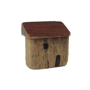 Dekorace domeček D6276 - 5,5 × 2,8 × 5,5 cm
