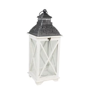 Dřevěná lucerna D1857/2 - 62 cm