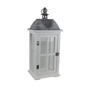 Dřevěná lucerna D6494/B - výška 52 cm