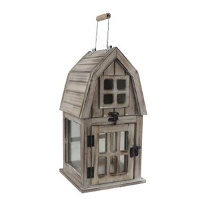 Domeček lucerna dřevěná D7075/A - 35 cm