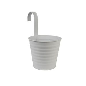 Květináč plechový k zavěšení K2576-01 - dia 16 x 14 x 26,5 cm