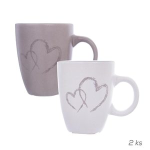 Hrnek DOUBLE LOVE, 2 ks 140 ml O0022