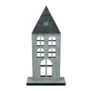Dekorační domeček D5613-21 - 10,5 × 4 x 21 cm