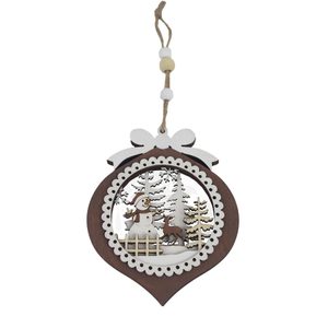 Vánoční dekorace k zavěšení D6433 - 12 cm