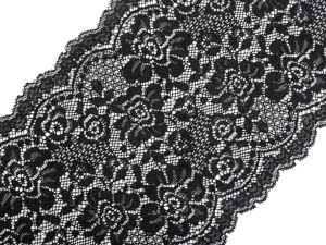 Elastická krajka / vsadka / běhoun šíře 18 cm METRÁŽ