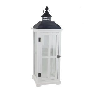 Dřevěná lucerna D7220/B - výška 69,5 cm