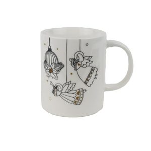 Porcelánový hrnek andílci X8711 - 360ml; 345 g; D80xH95xBD78mm