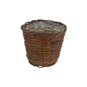Obal s plastem hnědý P2026/1 - dia 15 × 12 cm