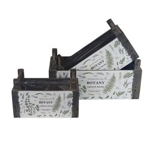 Dřevěný obal s plastem D7071/C - 36 cm