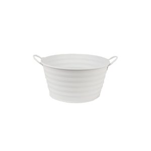Obal kovový K2573/1 - dia 19,5 x 10/11,5 cm