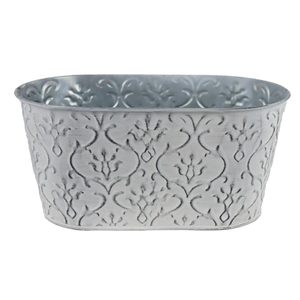 Květináč plechový ovál K3417/2 - 28 × 13 × 12 cm