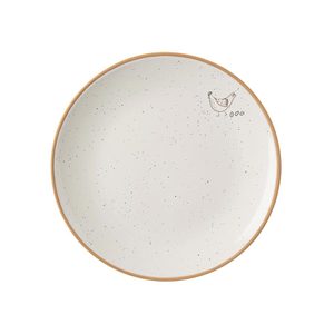 Talíř keramický dezertní STATEK slepice O0537 - pr.19,5cm,v.2,5cm