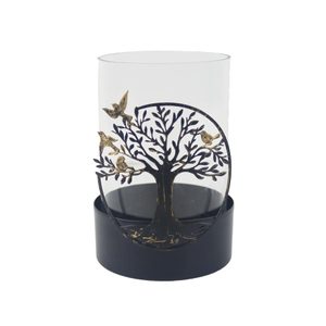 Svícen strom života K4522 - 9.50 × 9.50 × 12.00 cm