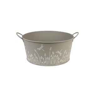 Obal kovový K2598/2 - dia 22 x 10,6/11,5 cm