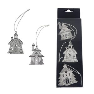 Vánoční dekorace k zavěšení, 3 ks D7521 - 6 cm