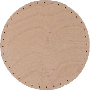 překližka tl.4mm pr.22cm s otvory 22P0022 - dia 22 cm