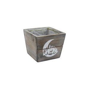 Dřevěný obal na květiny D6296/1 - 12 x 12 x 10 cm