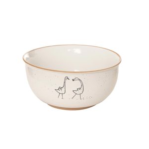 Miska keramická STATEK husa pr. 13,5 cm - dia 13,5 x 6,5 cm