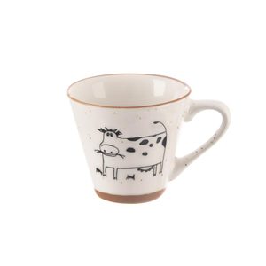 Hrnek porcelánový STATEK kráva espresso 70 ml O0546