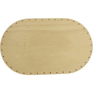překližka tl.4 mm, ovál 30x18 cm s otvory 22P3018V - 30x18 cm