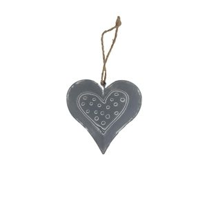 Srdce k zavěšení K3235 - 7.5 × 7.5 × 1 cm