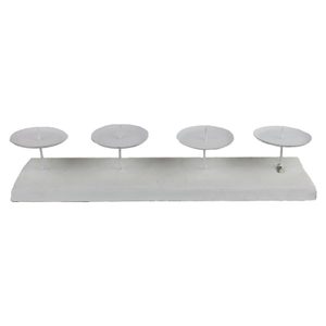Dekorační svícen na 4 svíce D5611-01 - 40 × 10 × 8 cm