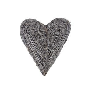 Dekorační srdce P2446/1 - 39x33x6 cm