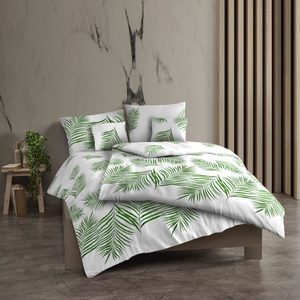 Bavlněné povlečení renforcé TROPICAL bílé