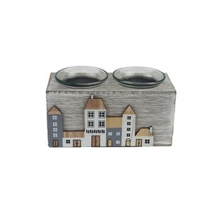 Svícen na 2 svíčky D6570 - výška 8 cm