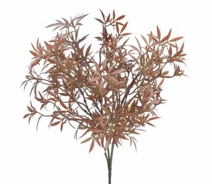 Umělá tráva 40 cm - zelená/meruňková