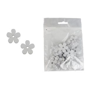 Dekorace květina, 25 ks D6629 - dia 3 x 0,3 cm