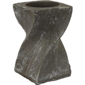 Dřevěný svícen malý D0140/M - 5 x 5 x 8 cm