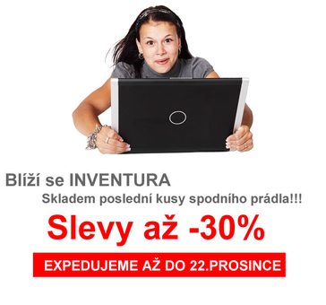 Víkendové objednávky na spodní prádlo expedujeme všechny v pondělí