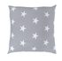 Povlak na polštář hladká bavlna DELUX STARS šedé