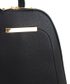Černý elegantní menší dámský batůžek / kabelka