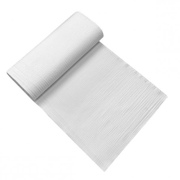 METRÁŽ Bavlněné plátno krep bílé, šíře 240cm