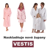 Vestis župany pro ženy i muže i v roce 2019