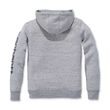 Carhartt mikina damská -102791 E07 Clarksburg Sleeve Logo hooded  Sweatshirt