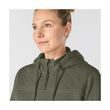 Carhartt mikina damská -107753 OLV DWR Quilted Pullover Sweatshirt