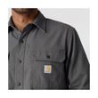 Zateplená Košile carhartt -105419 029 Rugged Flex® Relaxed Fit Canvas Fleece-Lined Shirt Jac