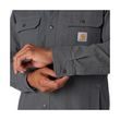 Zateplená Košile carhartt -105419 029 Rugged Flex® Relaxed Fit Canvas Fleece-Lined Shirt Jac