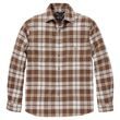 Košile carhartt - 107010 BRN Hamilton Relaxed LS Plaid Shirt