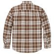 Košile carhartt - 107010 BRN Hamilton Relaxed LS Plaid Shirt
