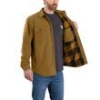 Zateplená Košile carhartt -105419 B33 Rugged Flex® Relaxed Fit Canvas Fleece-Lined Shirt Jac