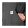 Mikina Carhartt - 105294 CRH Loose Fit Midweight Quarter Zip Mock Neck Sweatshirt
