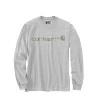 Carhartt triko -104107 EC5 Dearborn Relaxed LS Logo T-Shirt